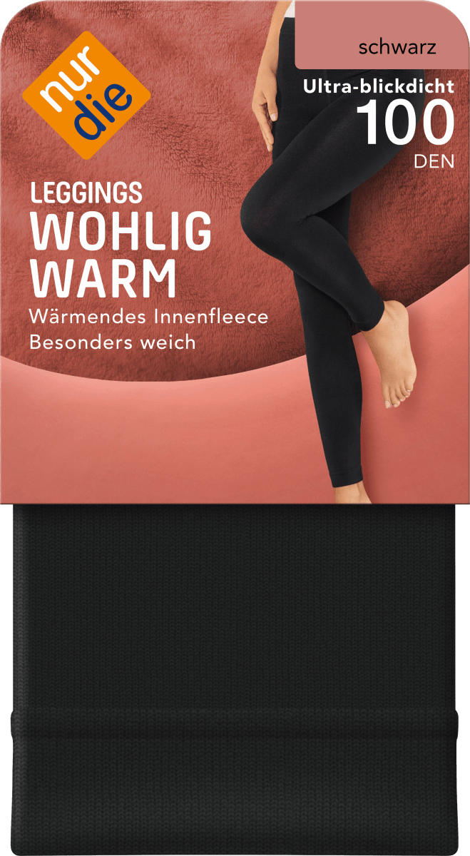 Leggings Wohlig Warm schwarz Gr. 38/40, 100 DEN, 1 St