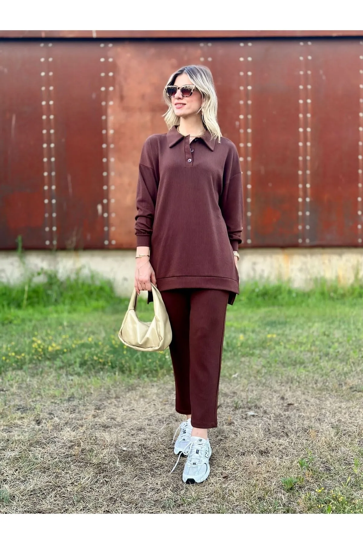 VOLT CLOTHİNG  Set mit 2-fädiger Polo-Hose
