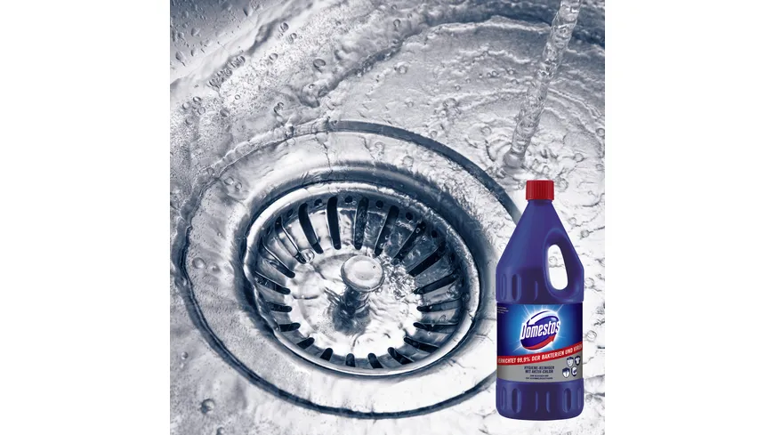Domestos Hygiene-Reiniger mit Aktiv-Chlor effiziente Schimmelbeseitigung 2 l
