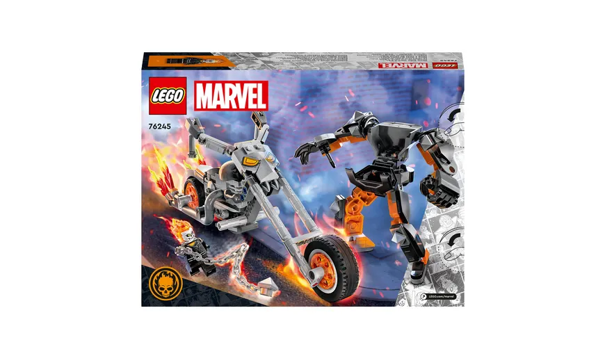 LEGO Marvel 76245 Ghost Rider mit Mech & Bike, Superhelden Set
