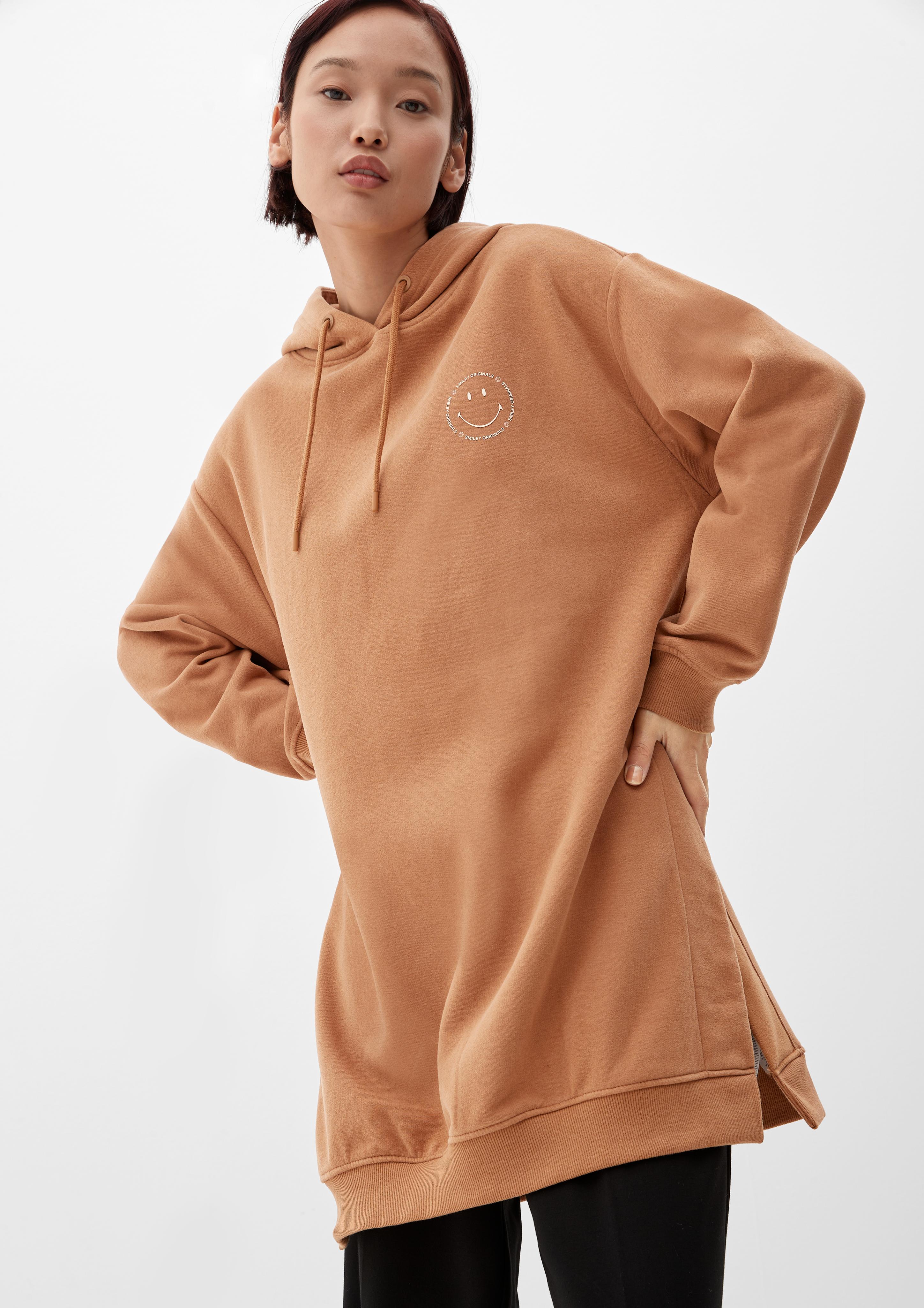 Langer Sweater mit Smiley-Print  2121797-8469