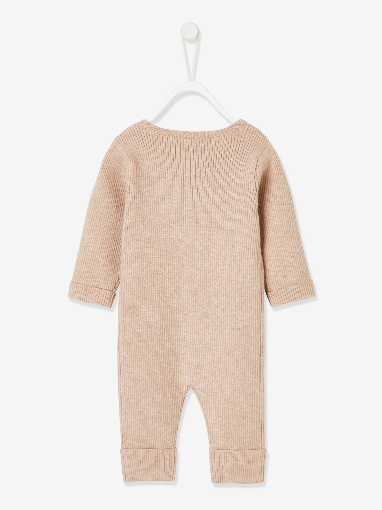 Vertbaudet Baby Overall, lange Ärmel Oeko-Tex - nachtblau