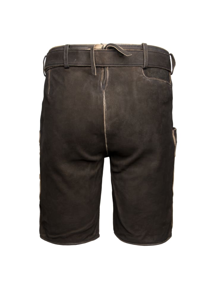 Stockerpoint Lederhose Oliver in dunkelbraun günstig kaufen