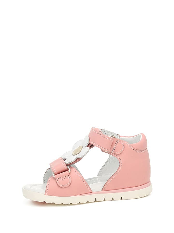 Bartek Leder-Sandalen in Rosa/ Weiß günstig kaufen 24