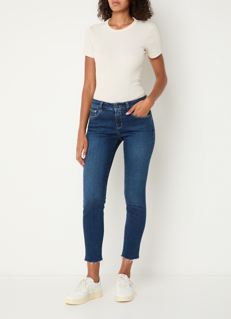 Jeans skinny a vita media Baker in cotone biologico CHIUSO