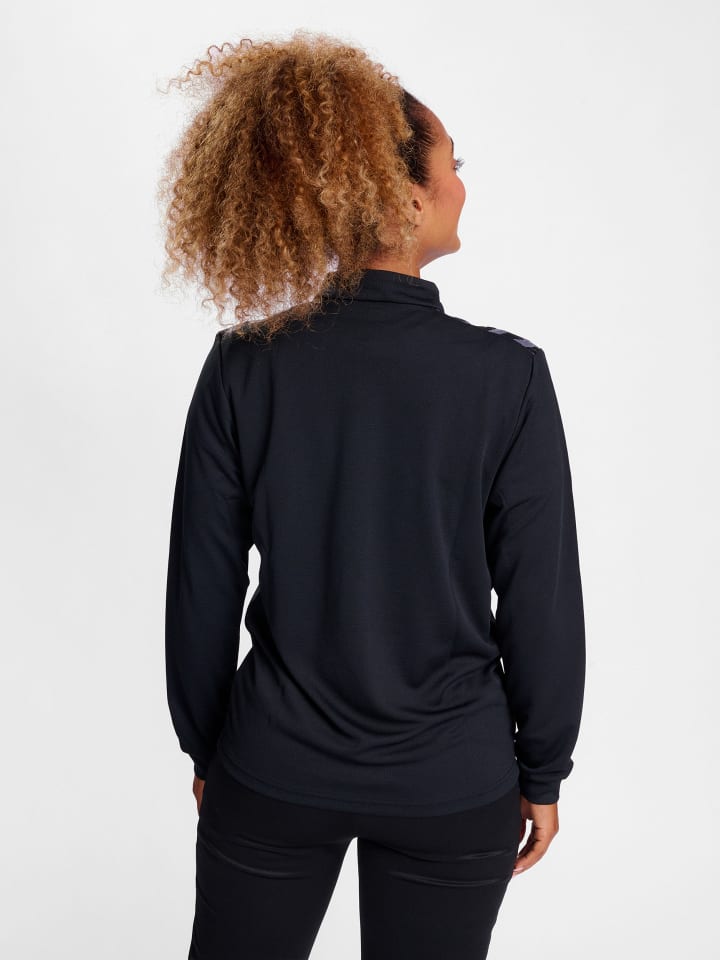 Hummel Hummel Halbreißverschluss Sweatshirt Hmlauthentic Damen in BLACK günstig kaufen