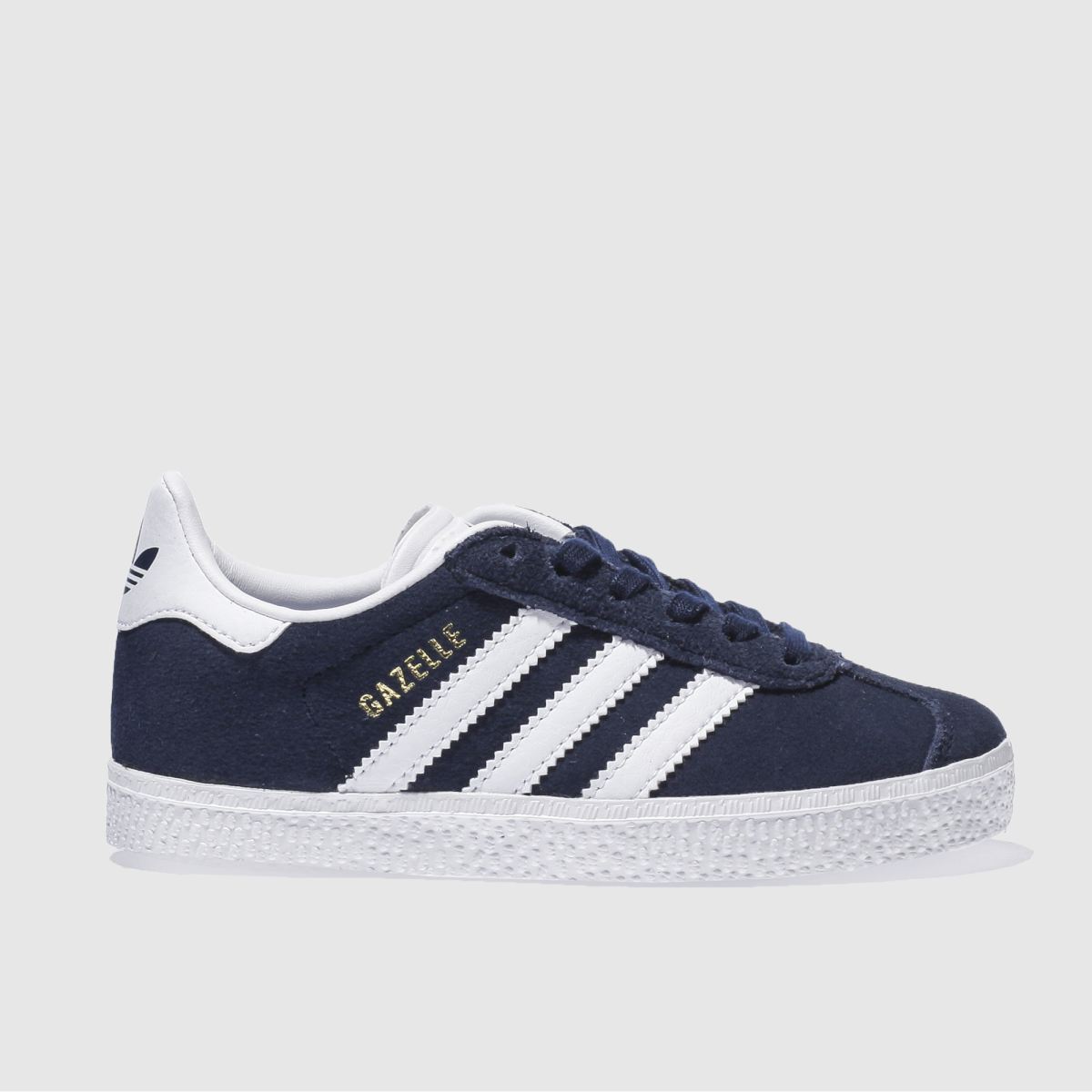 adidas sötétkék és fehér gazelle junior edzőcipők