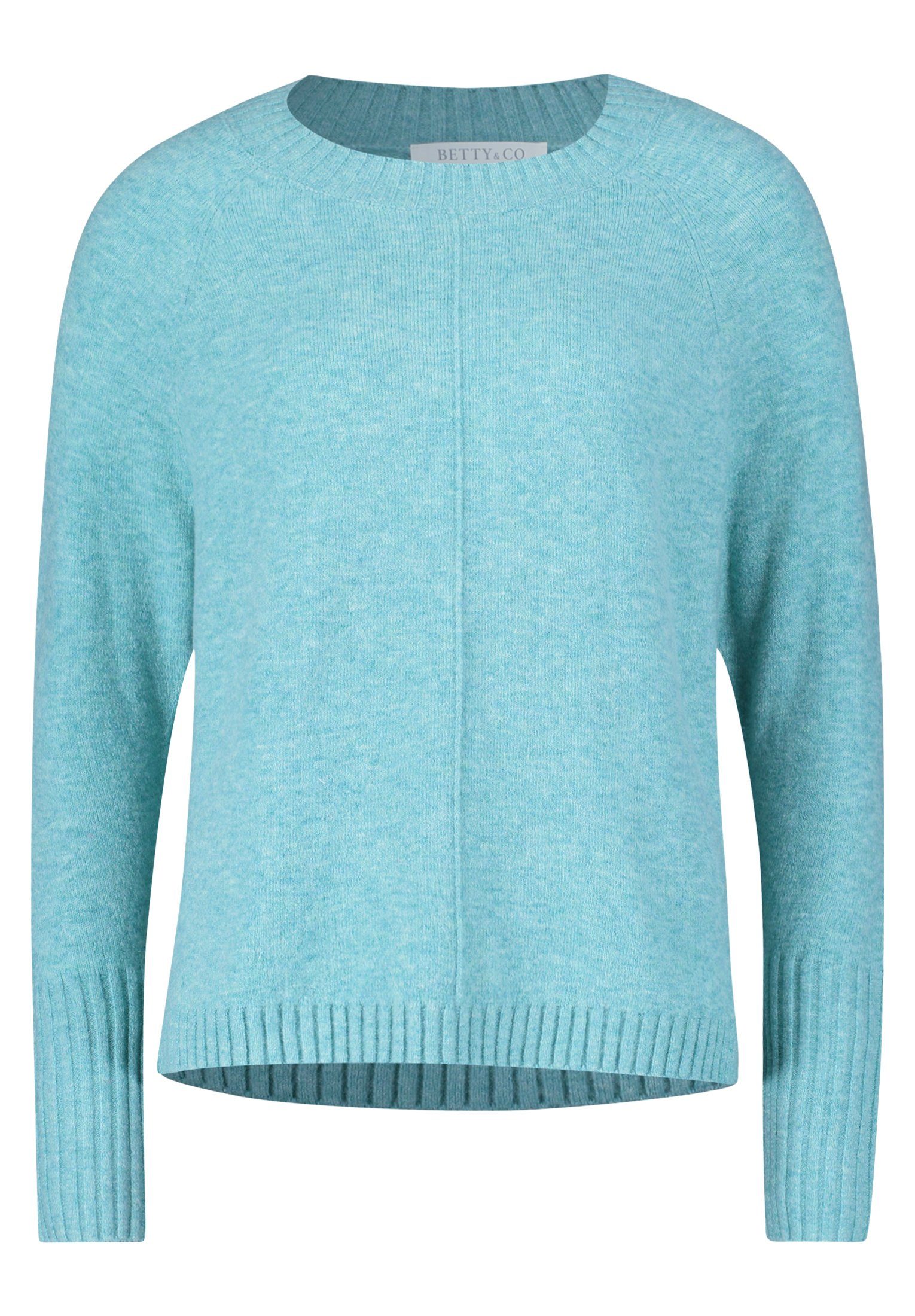 Betty&Co Strickpullover mit Rundhalsausschnitt (1-tlg) Material