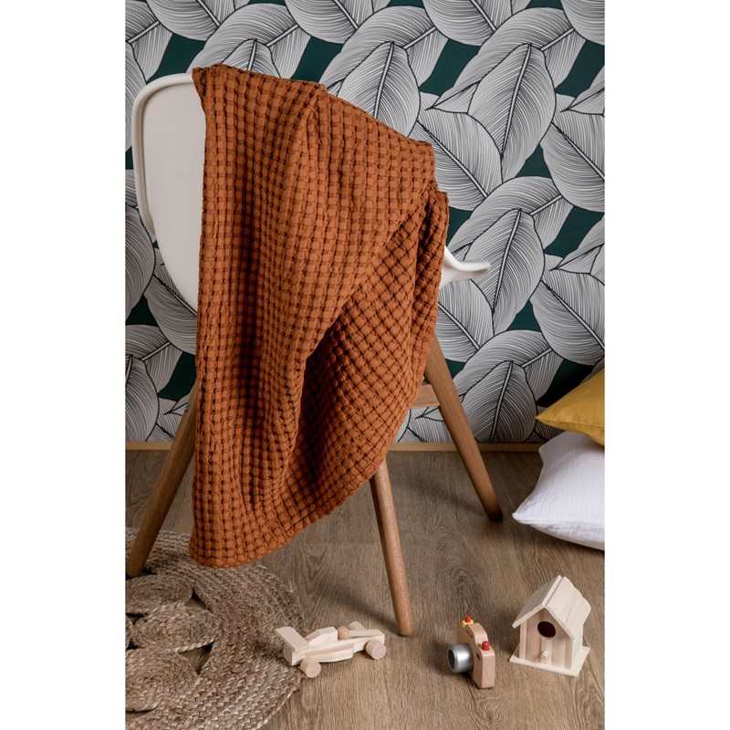 Plaid en Coton Bio Paros