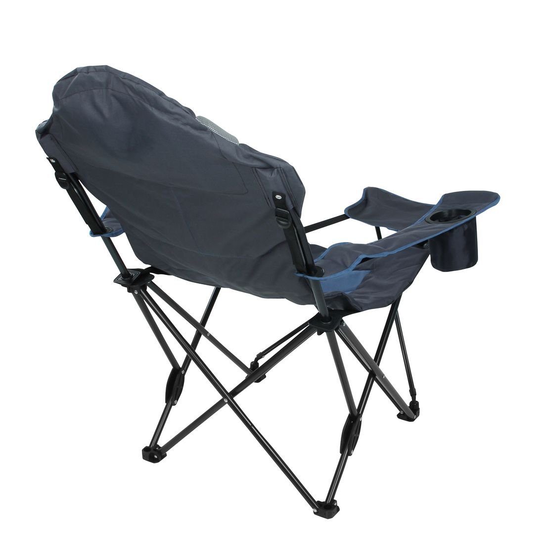 yourGEAR Faltstuhl yourGEAR Campingstuhl Pineto XXL Klappstuhl Fußauflage Rückenlehne