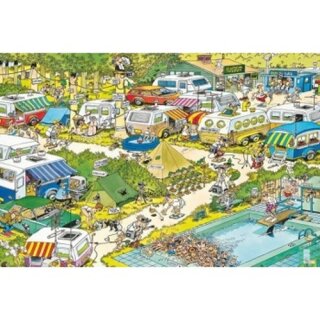 Jan van Haasteren Puzzle - Camping Chaos (1000 Teile)