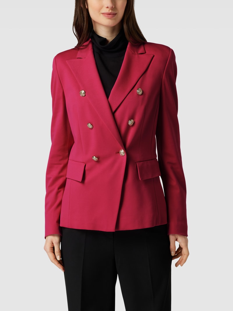 Blazer mit Zierknöpfen in pink
