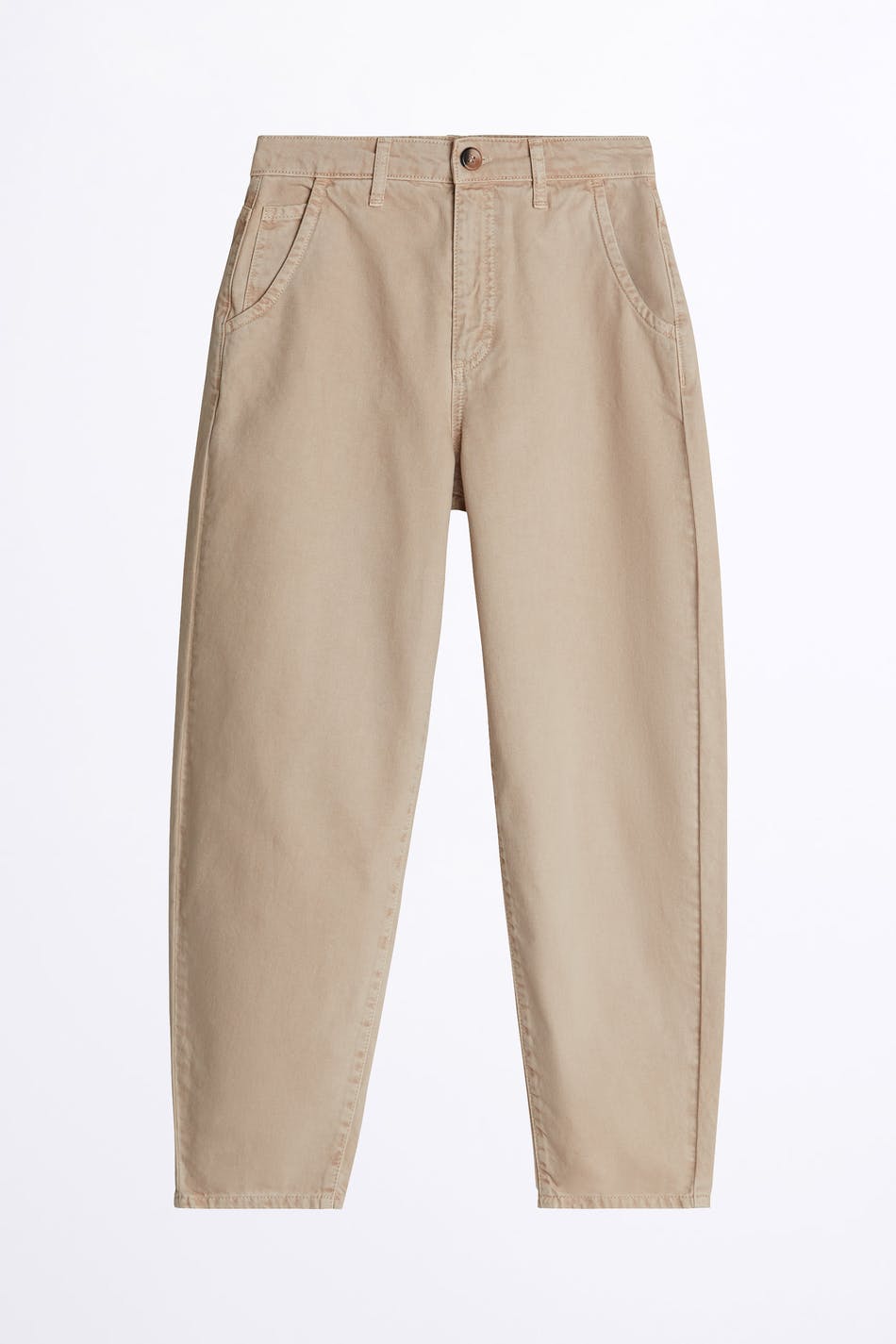 Barrel mom jeans
