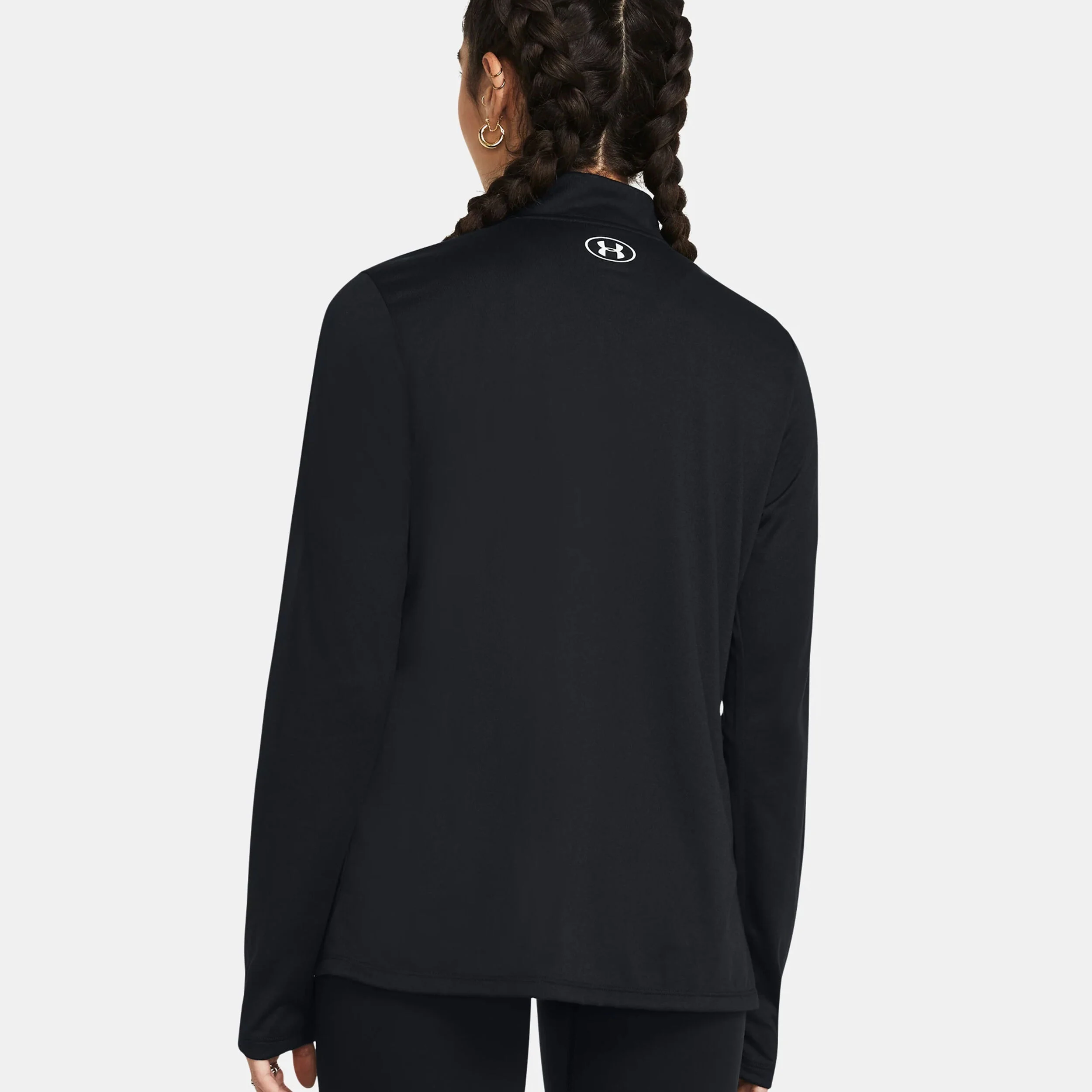 Tech 1/2 Zip Longsleeve Damen - Schwarz