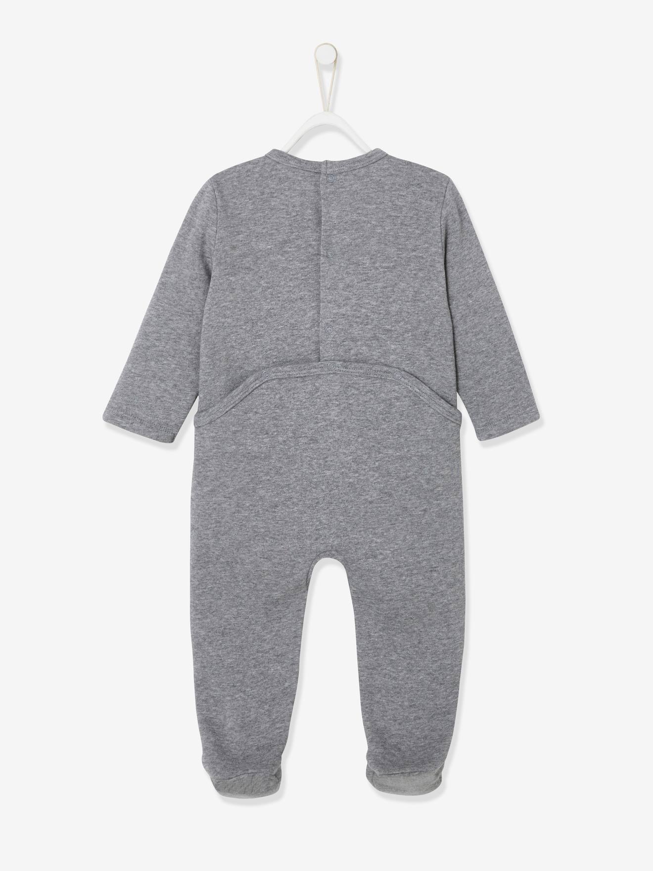 Pyjama noël bébé garçon DS® Mickey gris chiné