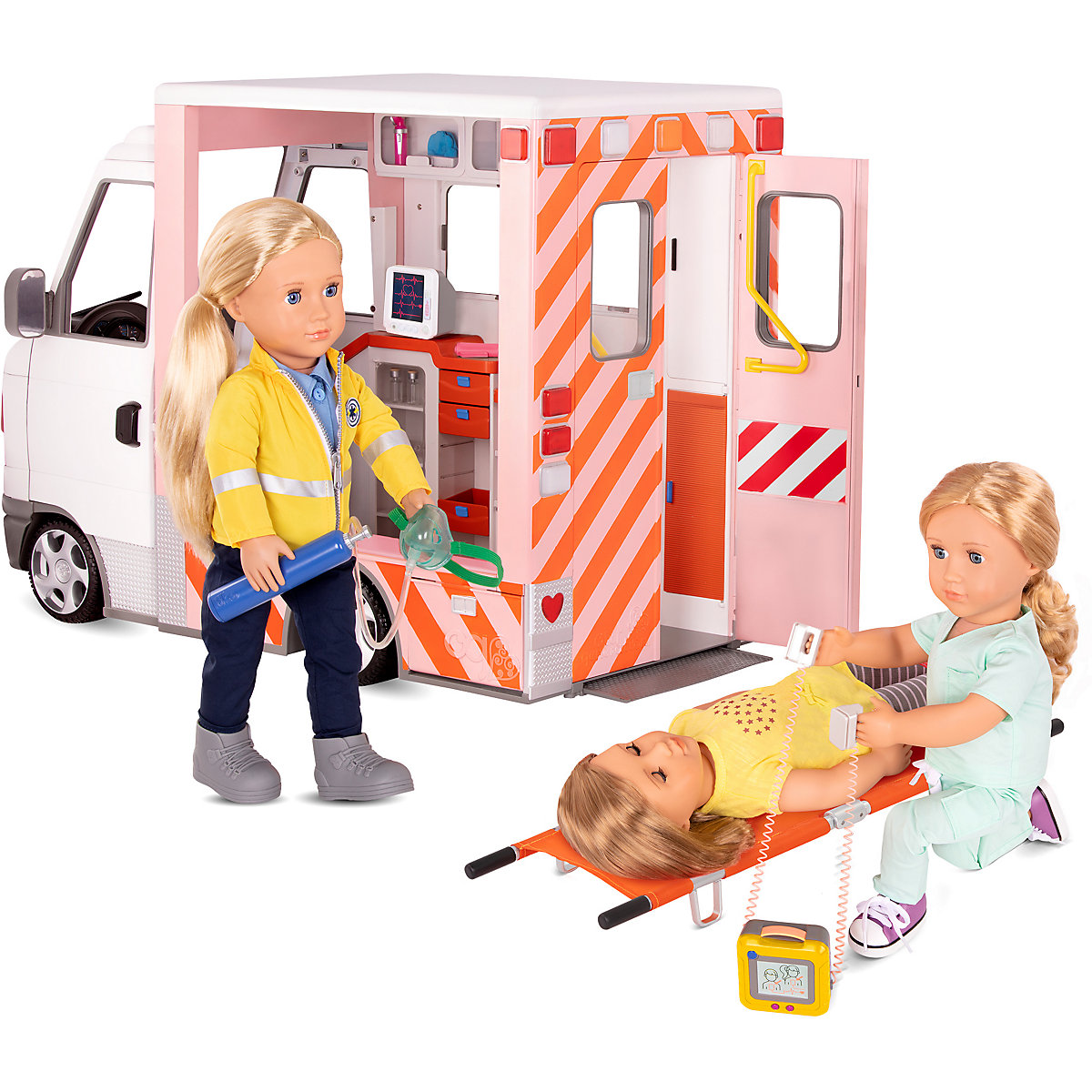 Krankenwagen mit Zubehör