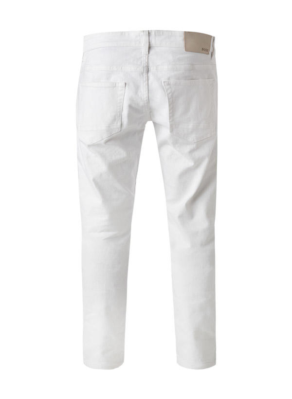 BOSS Orange, Jeans Delaware, Slim Fit, Baumwoll-Stretch, weiß