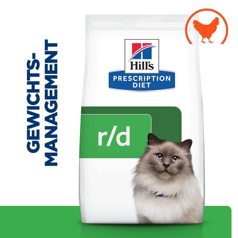 Hill's Übergewicht Hill's Prescription Diet Weight Loss r/d mit Huhn 1,5 kg
