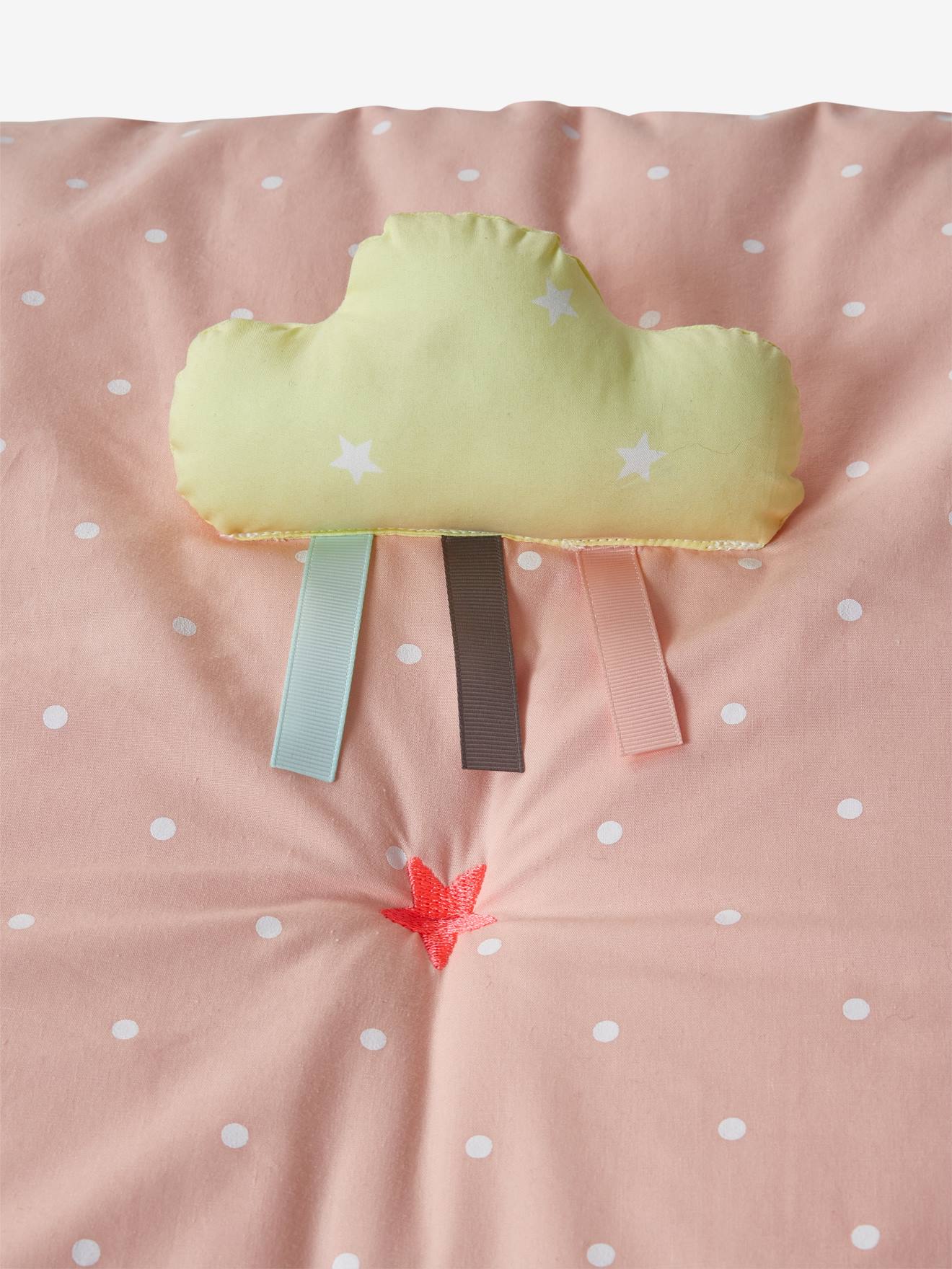 Tapis d'éveil souple Sweet fun rose imprimé