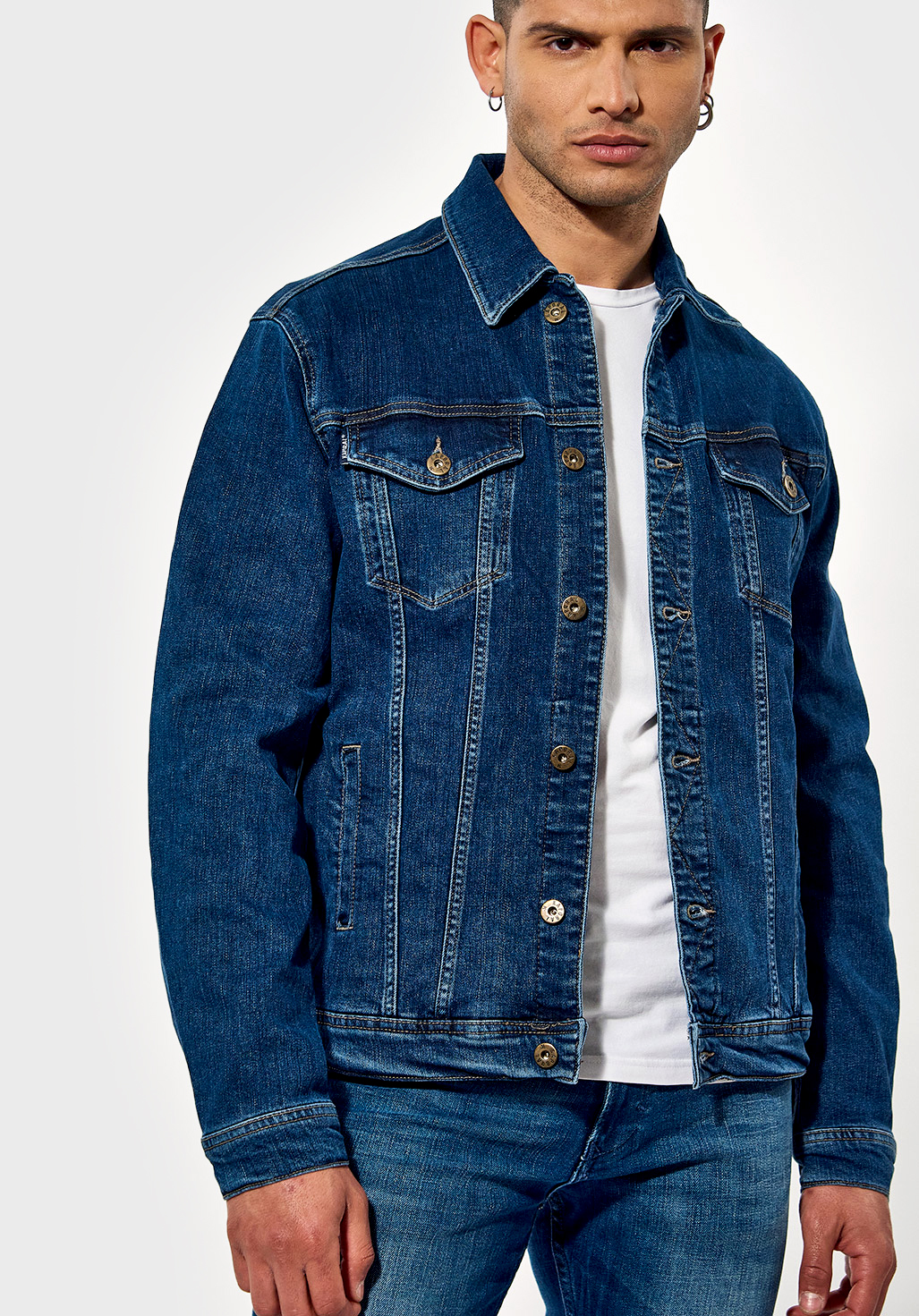 BLUNT  Veste en jean cintrée Homme