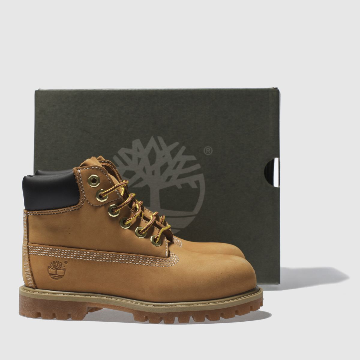 Timberland naturliga premium 6-tums småbarnsstövlar
