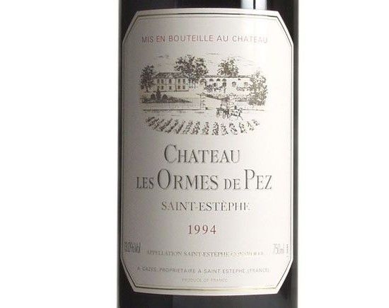Château les Ormes de PezRouge 1994 Bordeaux Saint-Estèphe
