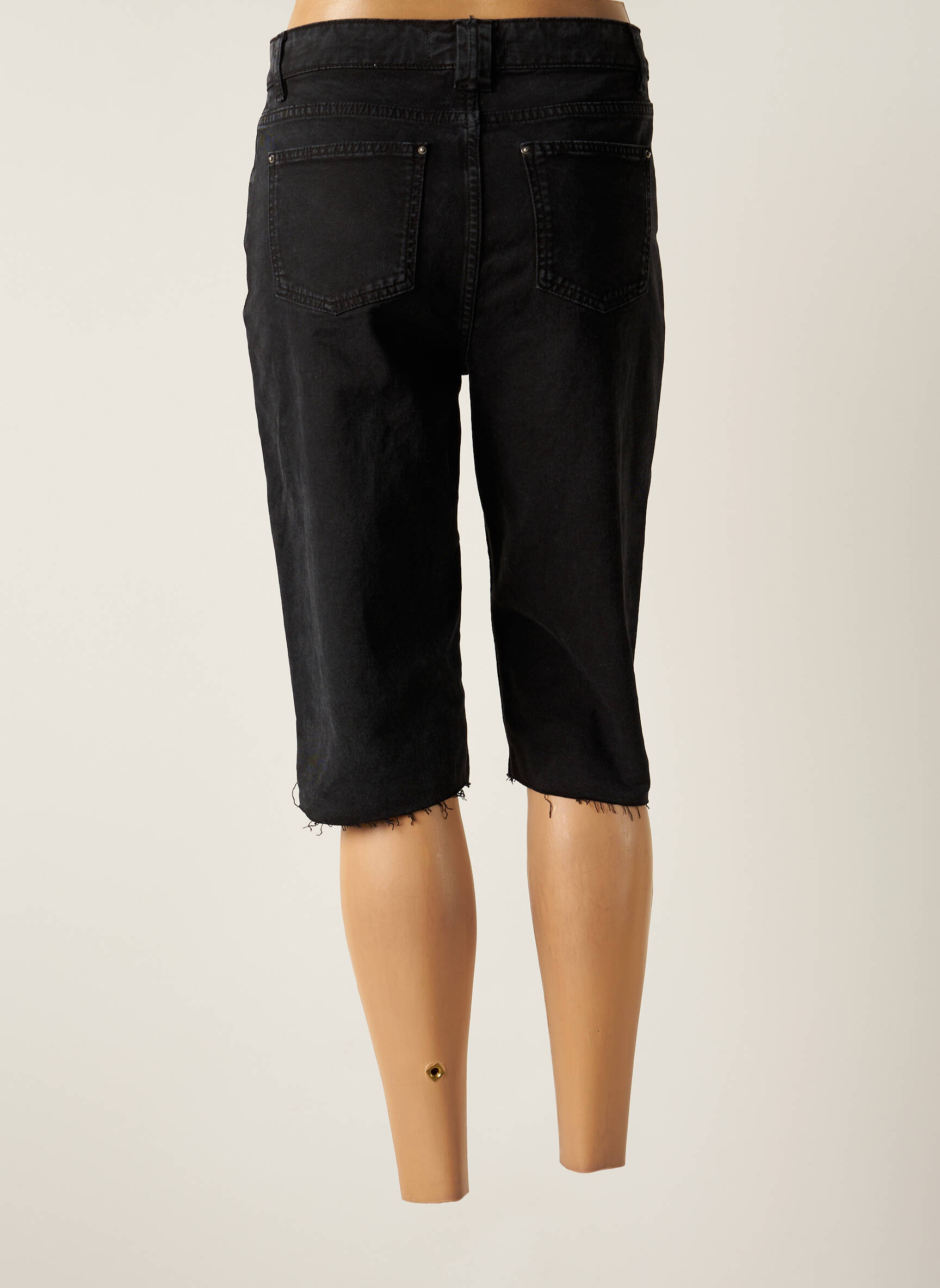 Ba Sh Bermudas Femme couleur noir