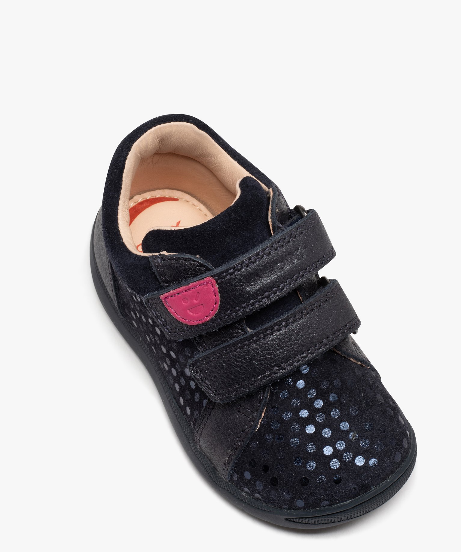 Chaussures premiers pas bébé fille à motif brillant - Geox marine | GEMO