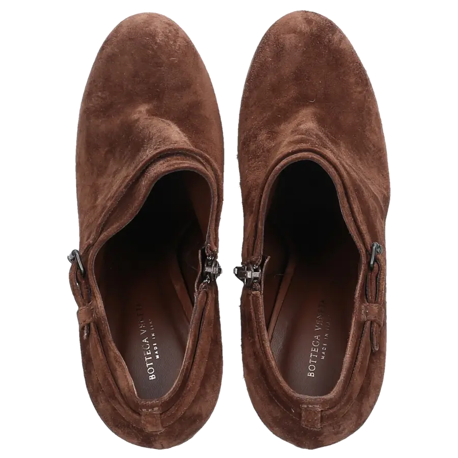 Bottega Veneta - Stiefeletten V0240 Veloursleder - braun