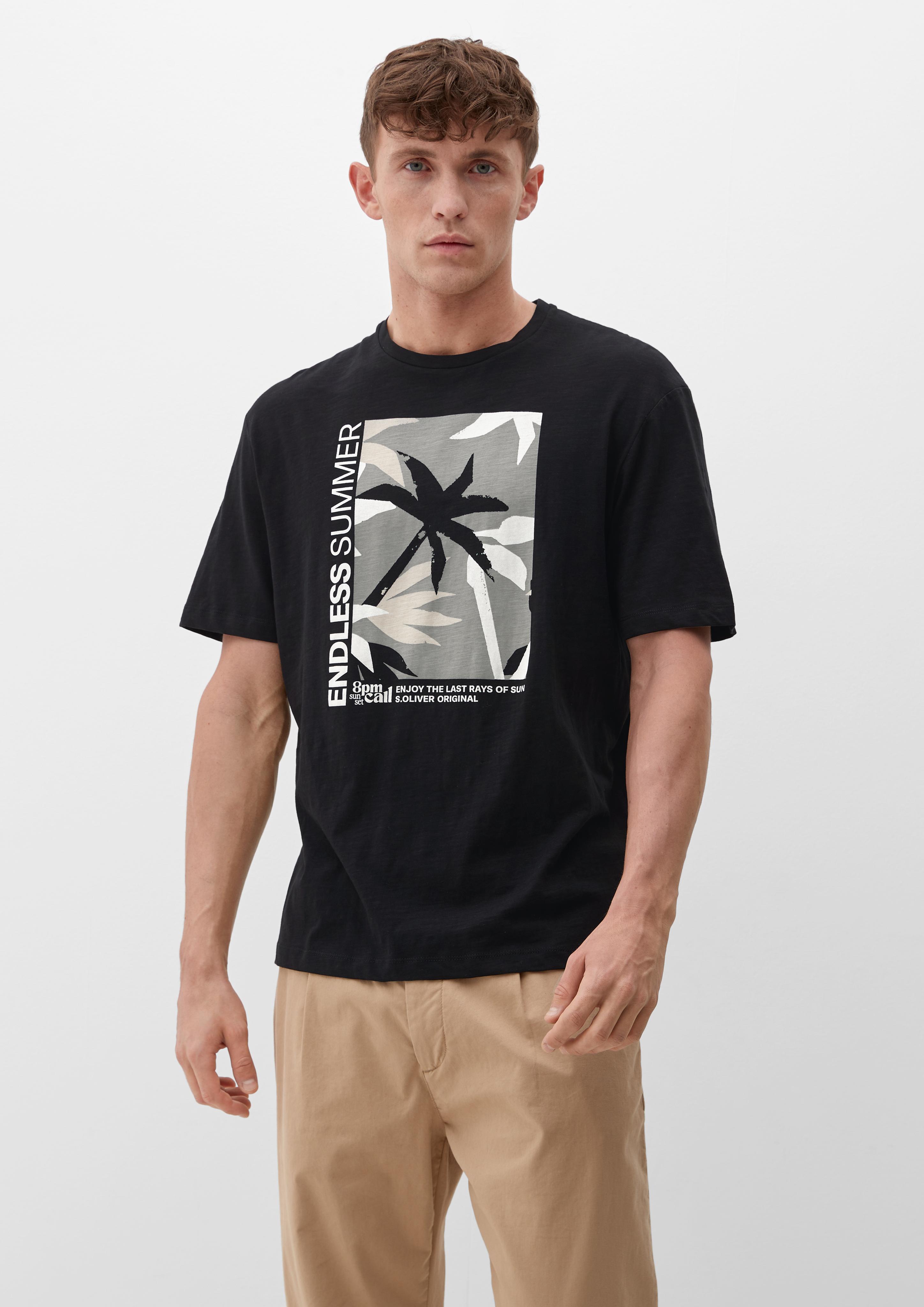 T-Shirt mit Frontprint  2131376-99D1