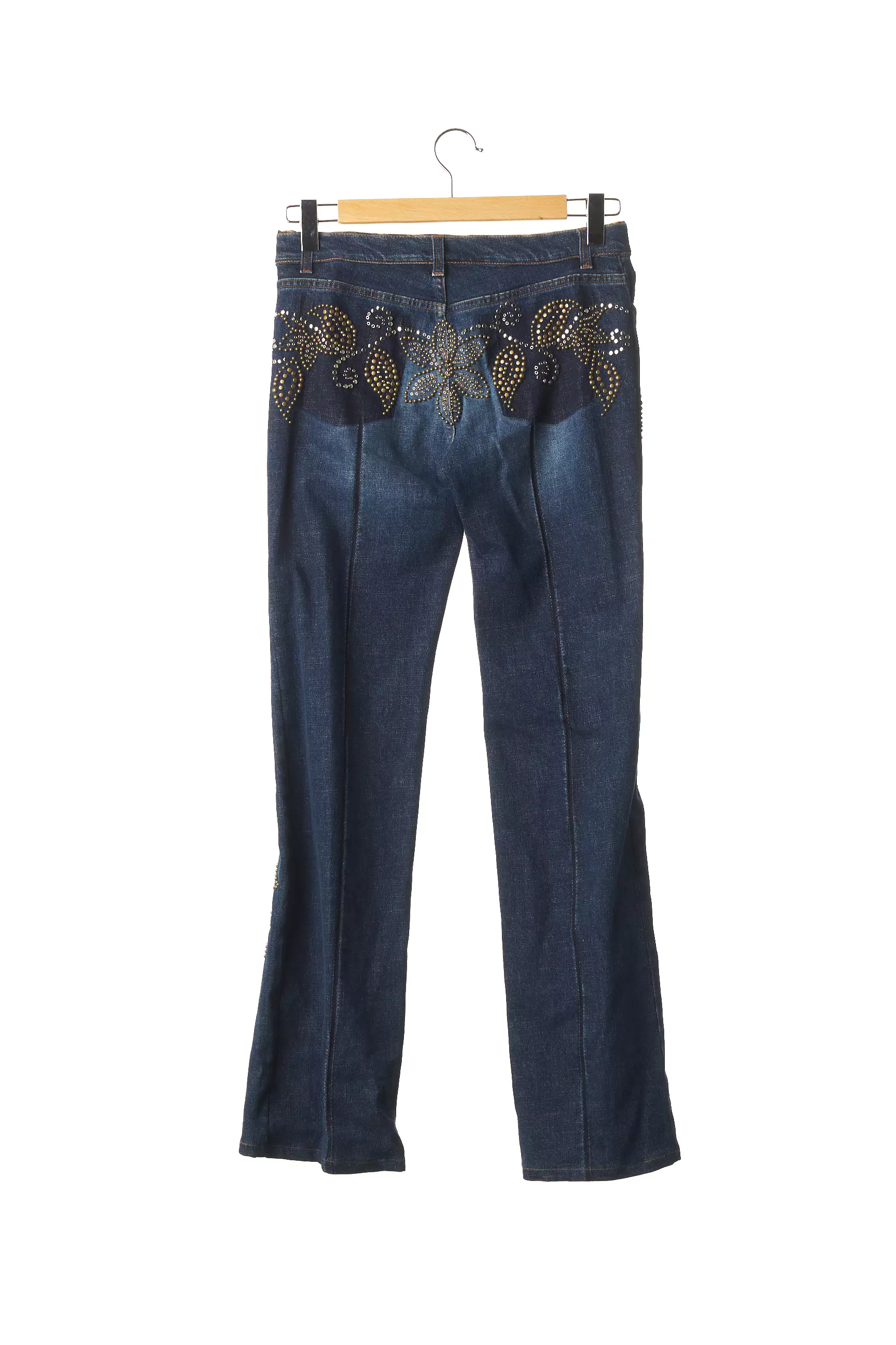Roberto Cavalli Jeans Coupe Droite Femme couleur bleu