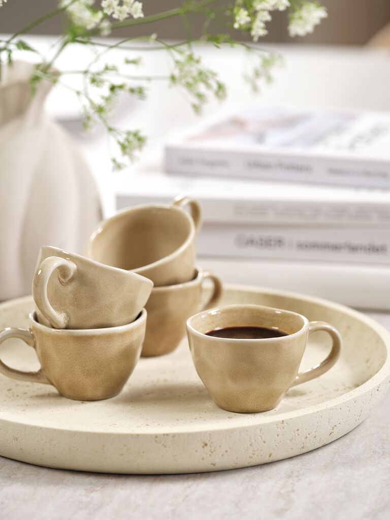 DETMER Filiżanka do espresso DETMER Ø7xW5cm 11cl beż