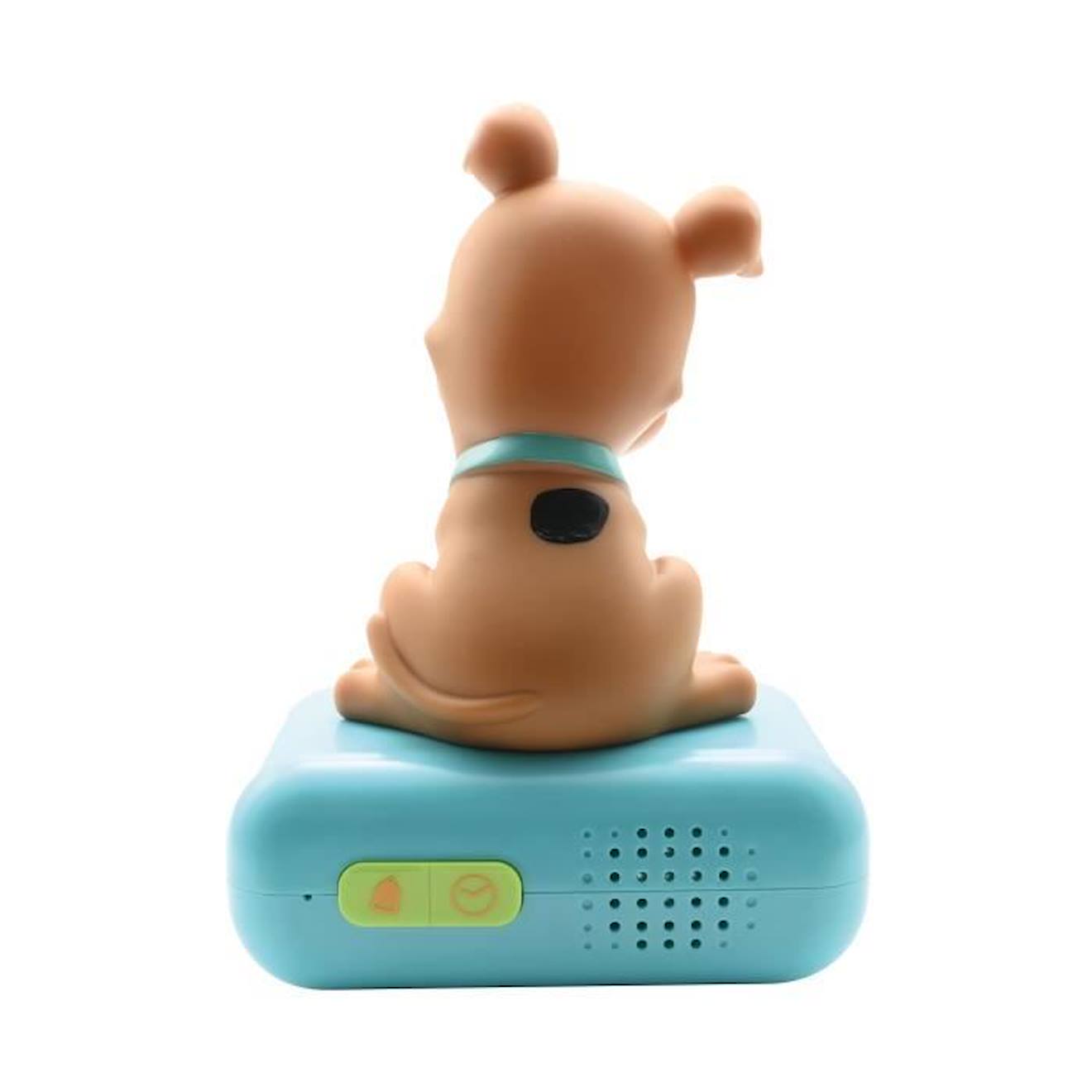 Réveil digital avec veilleuse lumineuse Scooby Doo en 3D et effets sonores marron