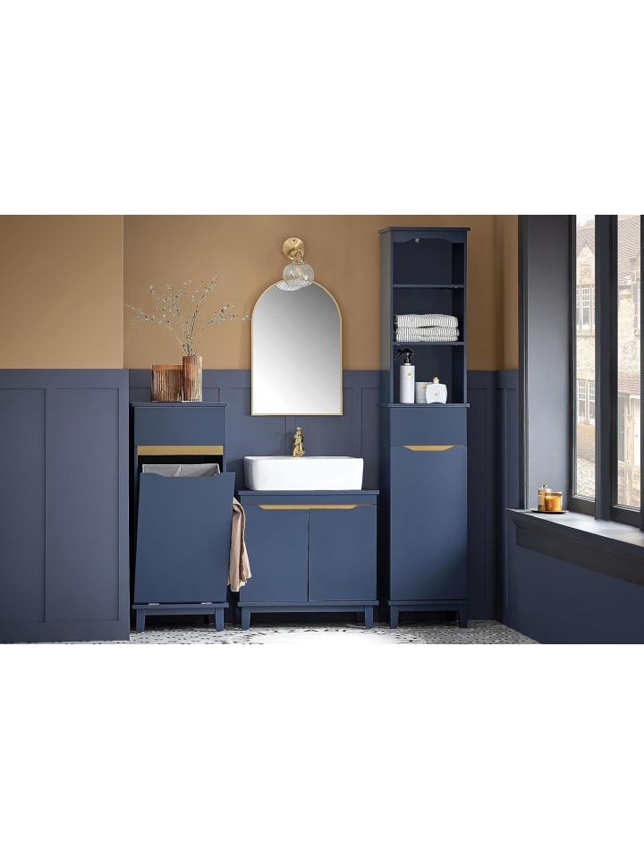 SoBuy Hochschrank in Blau - (B)35 x (H)170 x (T)30cm günstig kaufen onesize