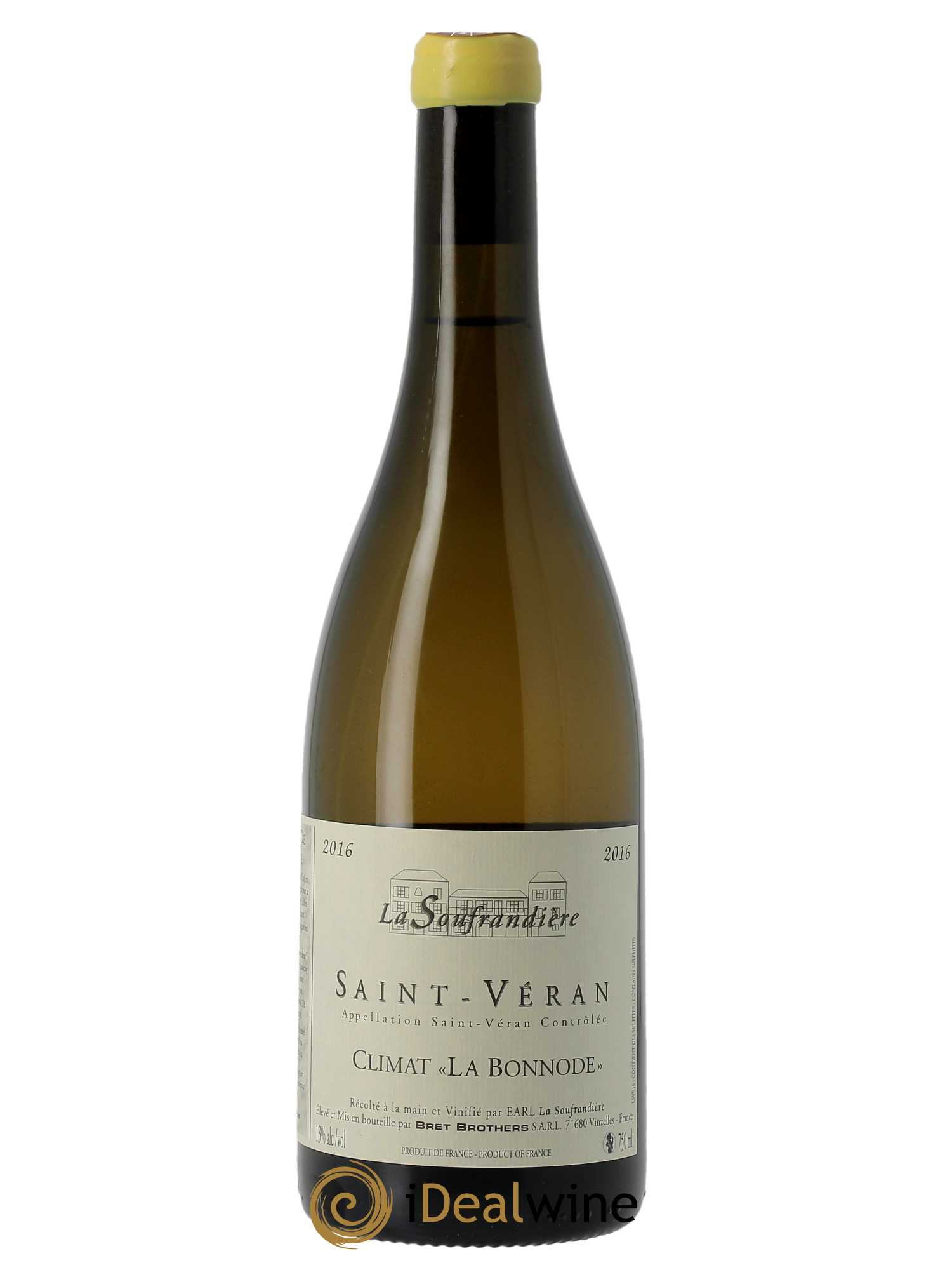 Saint-Véran La Bonnode La Soufrandière - Bret Brothers  2016 - Lot de 1 Bouteille