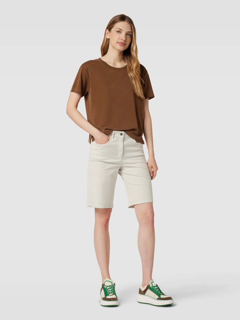 Bermudas im 5-Pocket-Design Modell 'GRETA' in beige