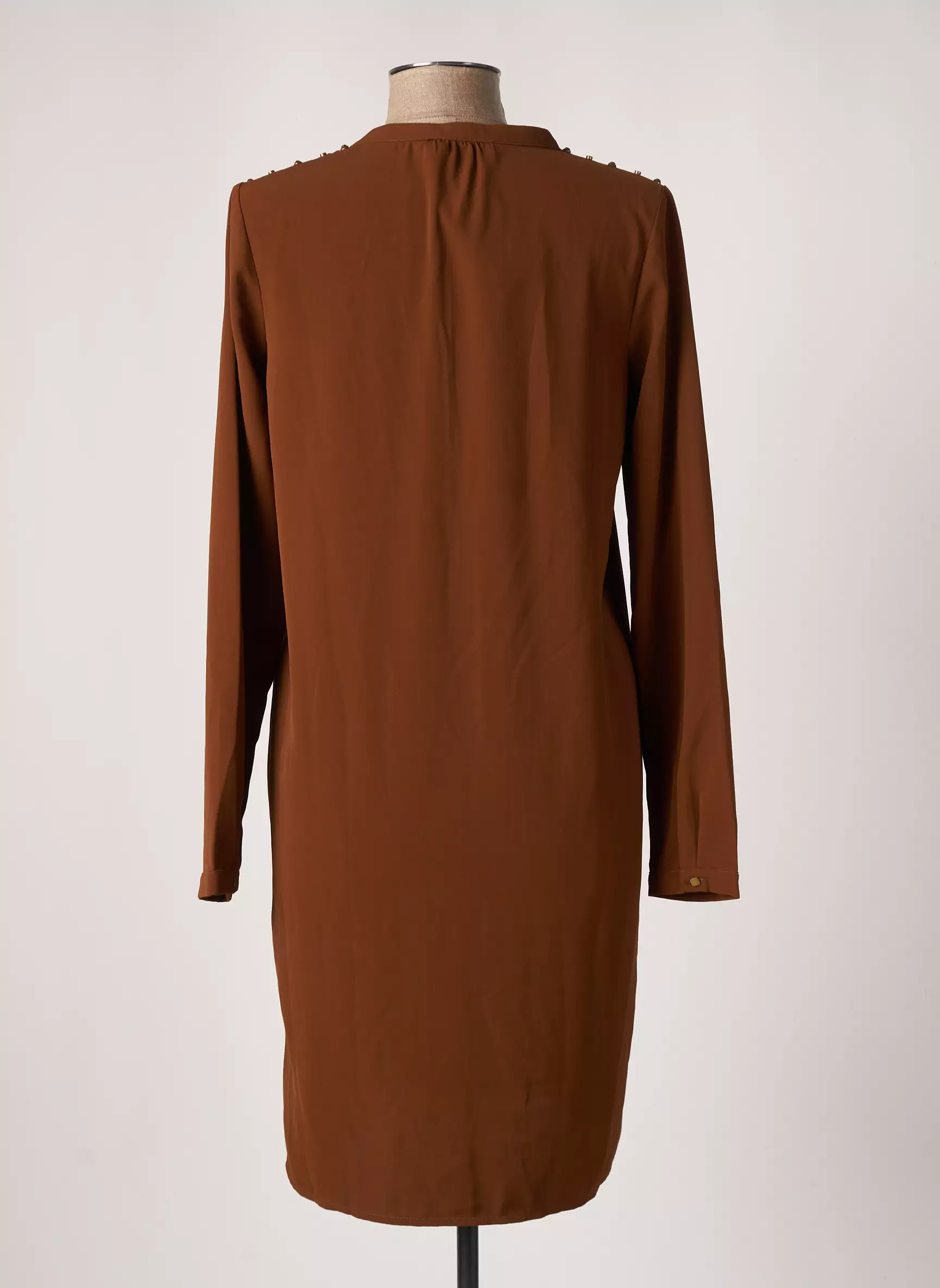 Geisha Robes Mi Longues Femme couleur marron