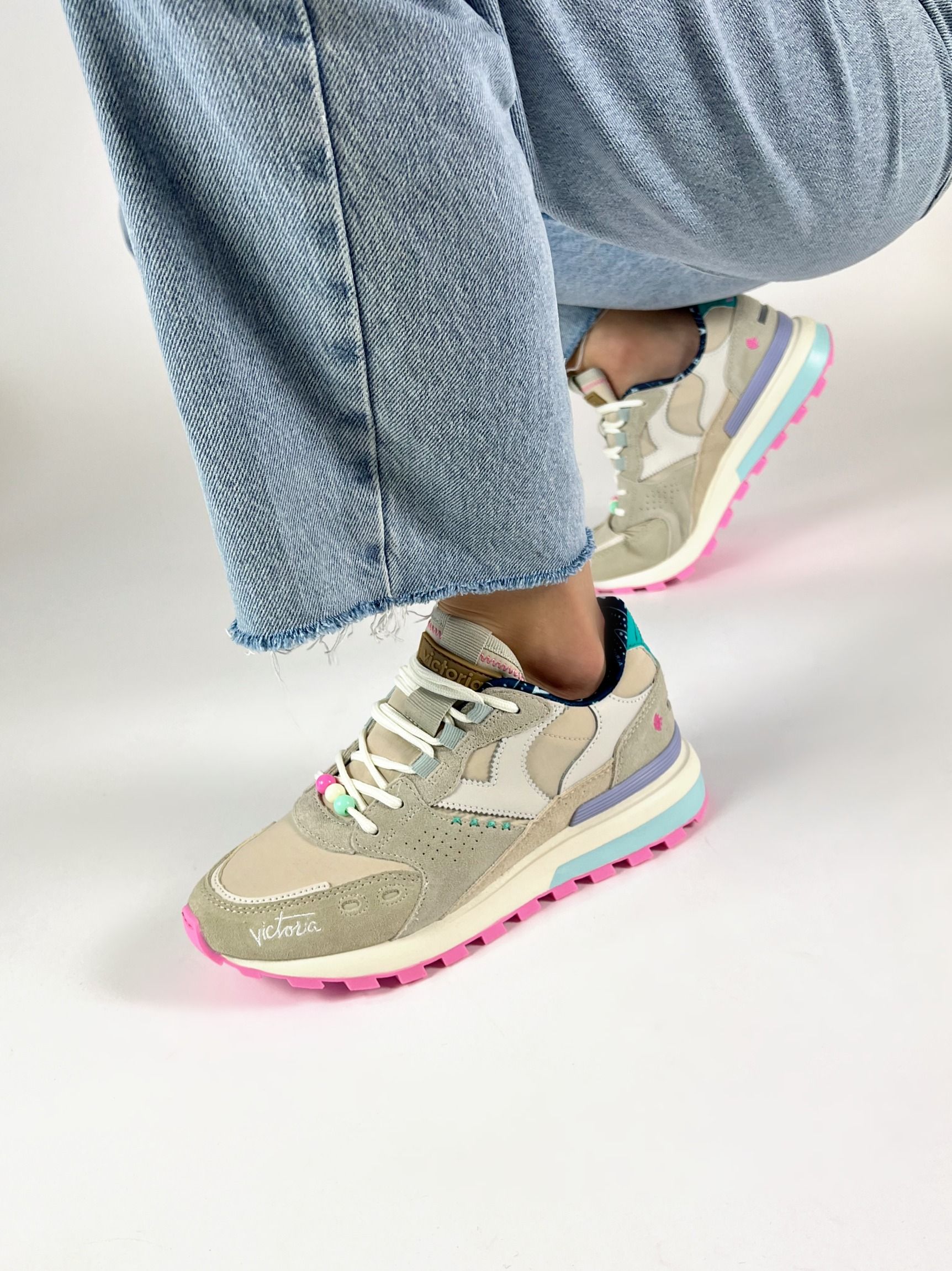 Victoria  LUNA MULTICOLORE - Beige Multi