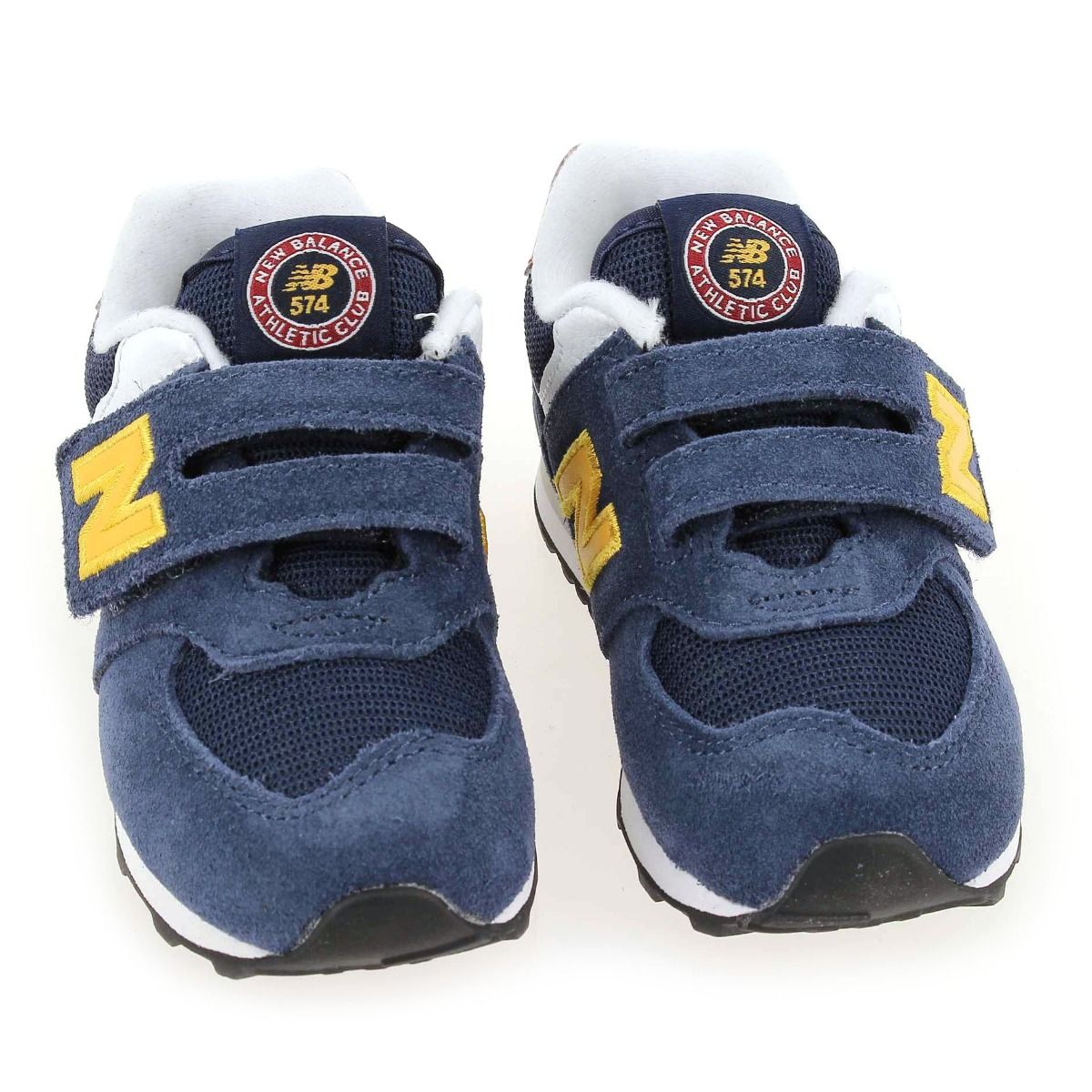 New Balance  574 HW1 VELCRO - Marine Jaune
