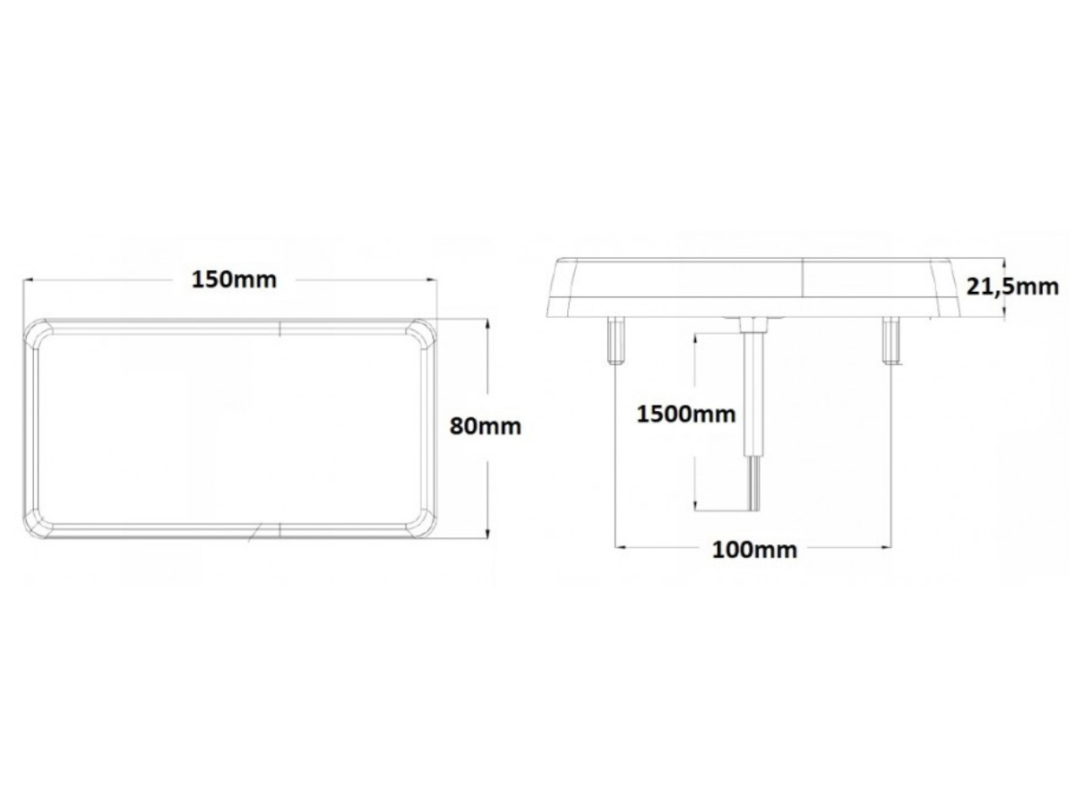 Tip-it 3 Funktionen led Rücklicht