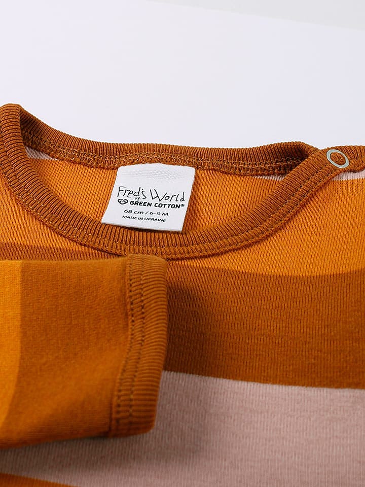 Fred´s World by GREEN COTTON Longsleeve in Orange günstig kaufen 86