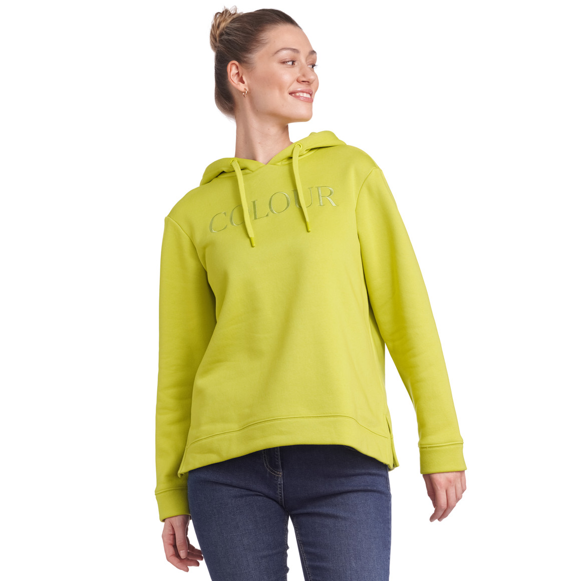 Damen Hoodie mit Stickerei