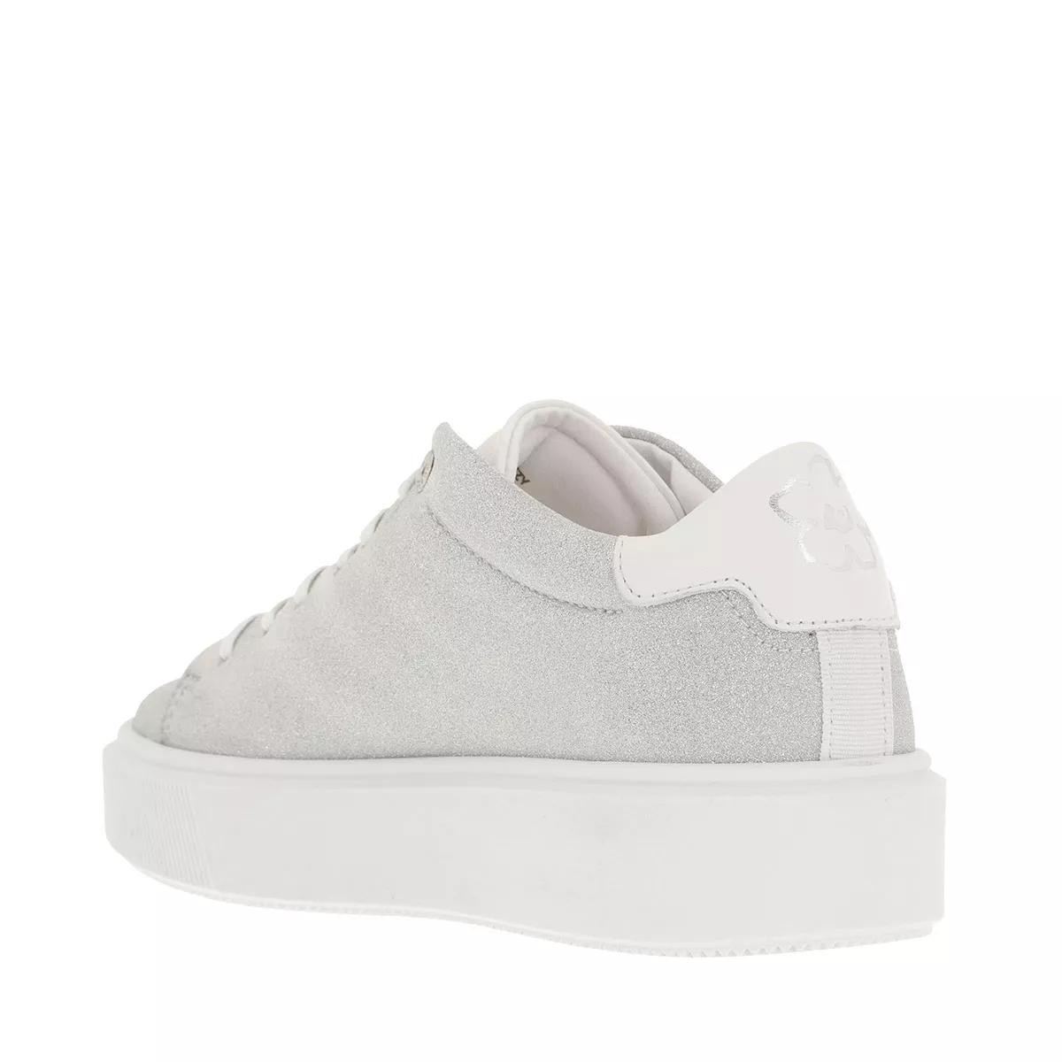 TED BAKER Freizeit Schnürer silber Plateau Sneaker