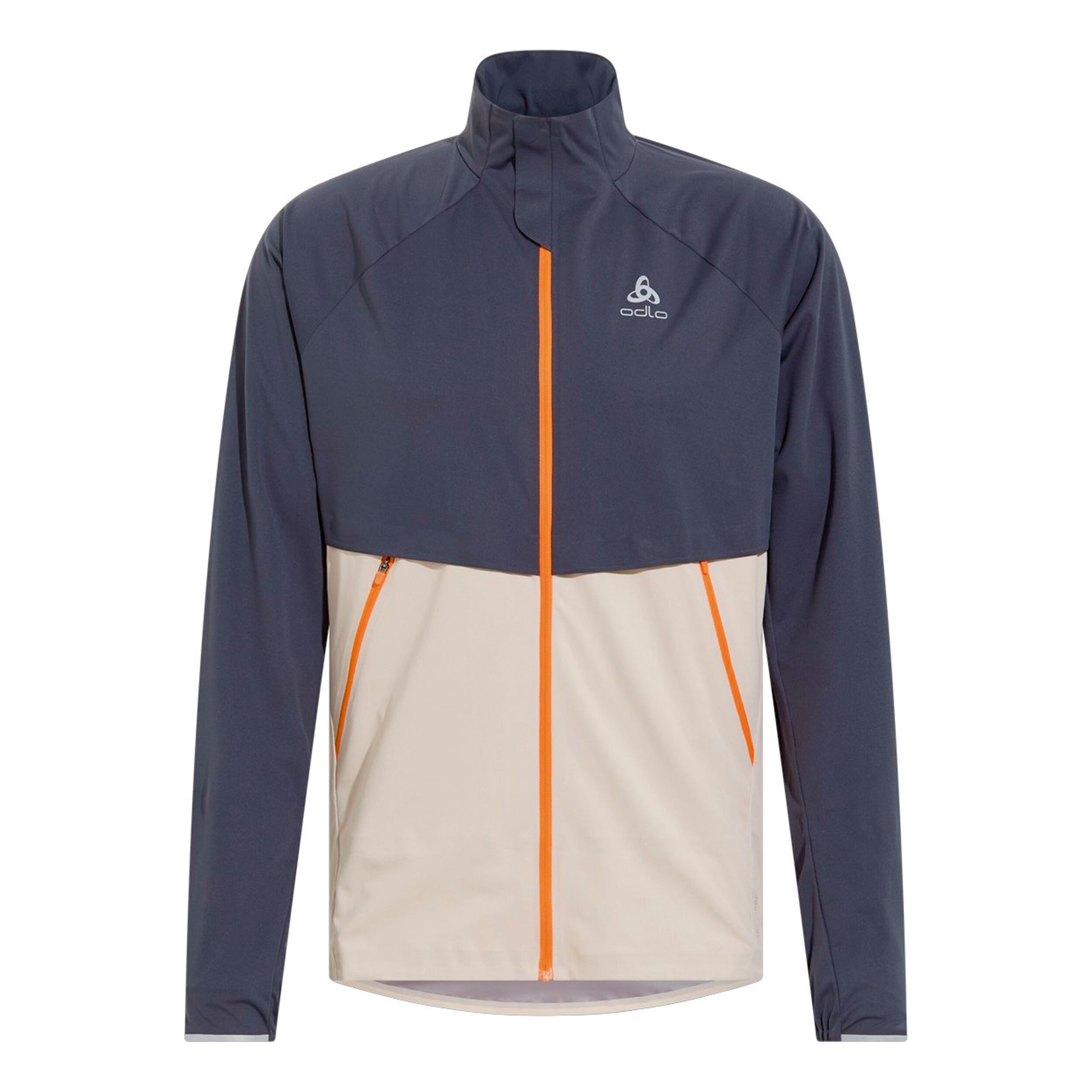 Zeroweight Pro Warm Laufjacke Herren - Hellgrau, Dunkelgrau