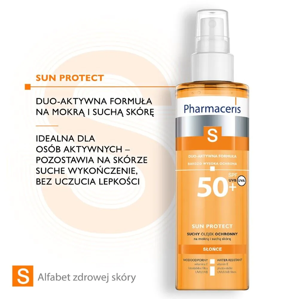 Pharmaceris S Ξηρό Προστατευτικό Λάδι Σώματος SPF50+