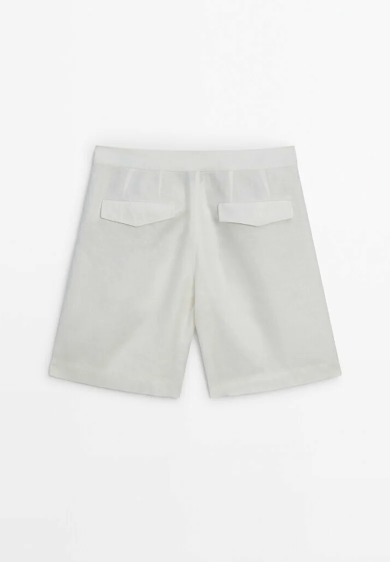 BERMUDA CON DOBLE PINZA Massimo Dutti - Shorts
