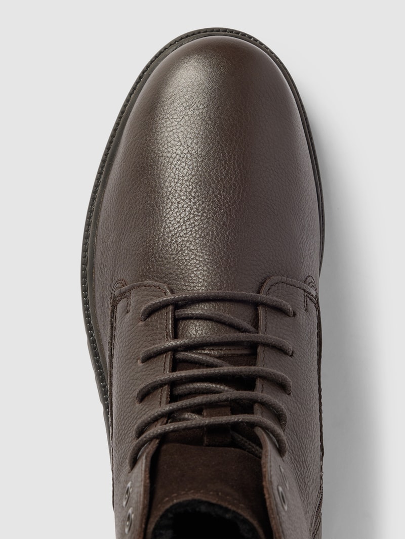 Schnürboots mit Label-Detail Modell 'GHIACCIAIO' in dunkelbraun
