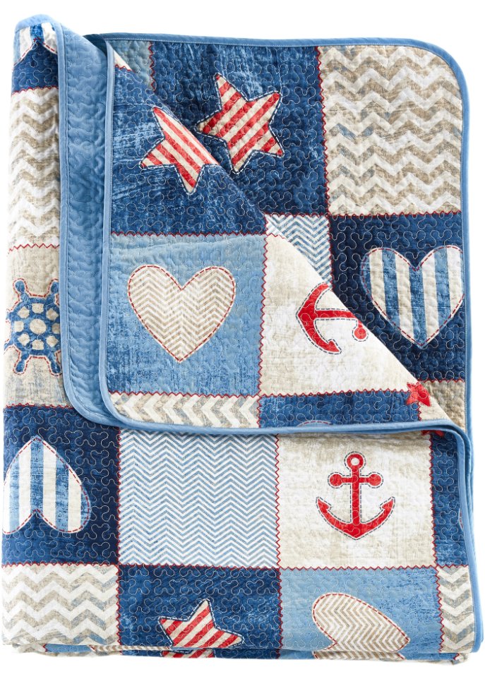 Tagesdecke mit maritimen Design