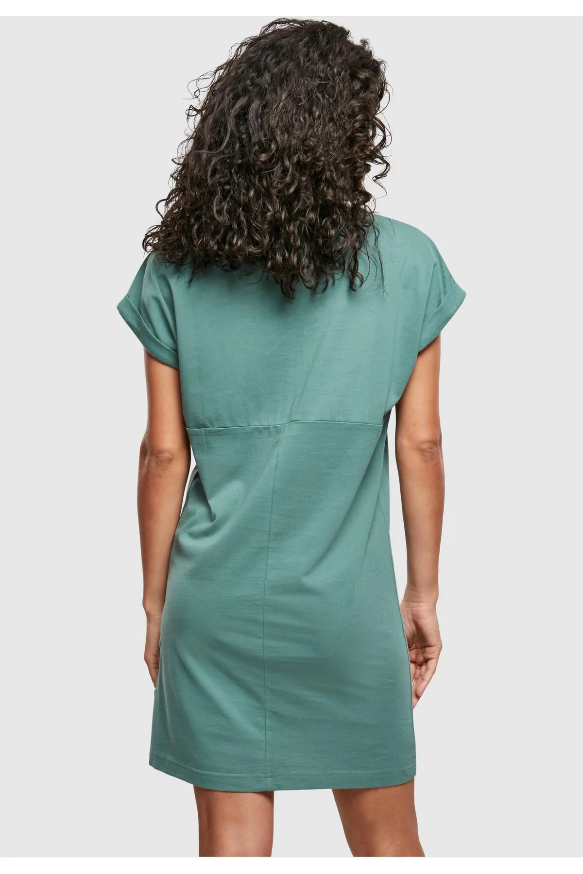 Urban Classics  Damen Damen-T-Shirt-Kleid aus Bio-Baumwolle mit Cut-On-Ärmeln