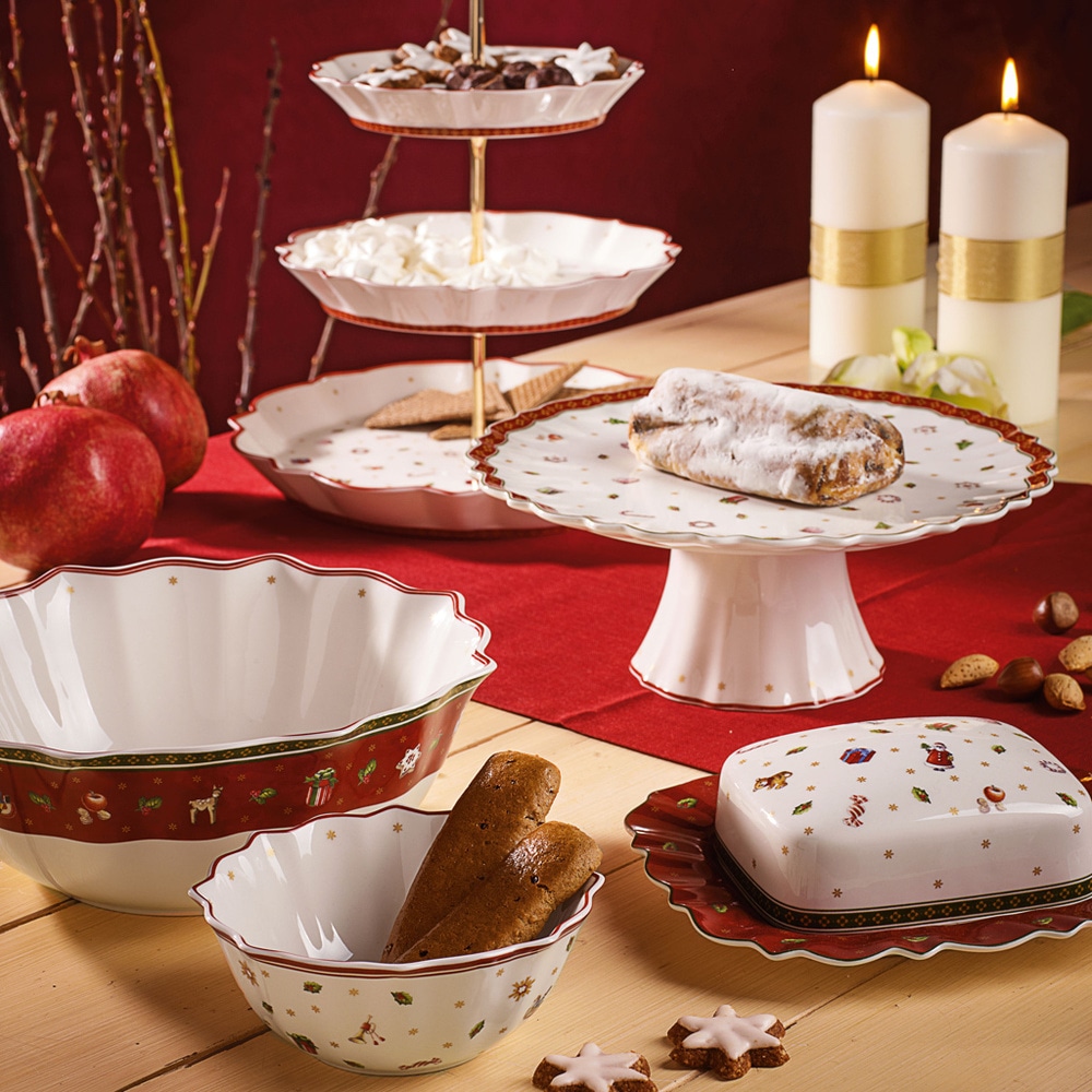 Villeroy & Boch Plat à gâteaux sur pied petit Toy's Delight Plat à  tarte